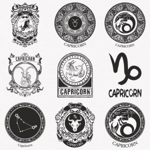 Capricorno Svg, Simbolo zodiacale capra Svg, Segno zodiacale Capricorno Svg, Pacchetto Svg Oroscopo Capricorno da 9 confezioni, Capricorno Vintage Svg