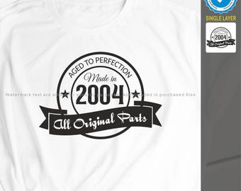 2005 Svg, 21st Birthday Svg, 6-pack 2005 Svg Bundle, Vintage 2005 Svg, Aged To Perfection 2005 Svg, Cut And Iron-On Transfer Files