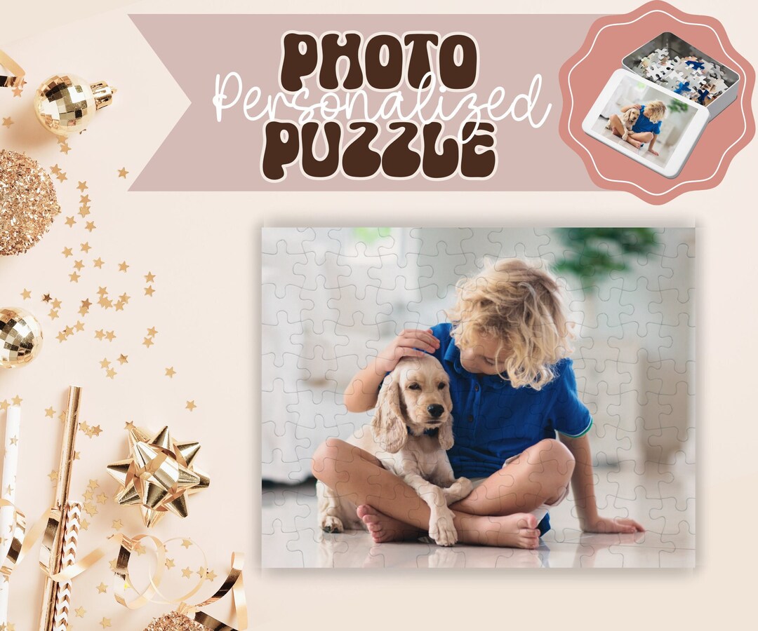 Custom Puzzle From Photo Personalized Picture Puzzle Box Wedding Gift