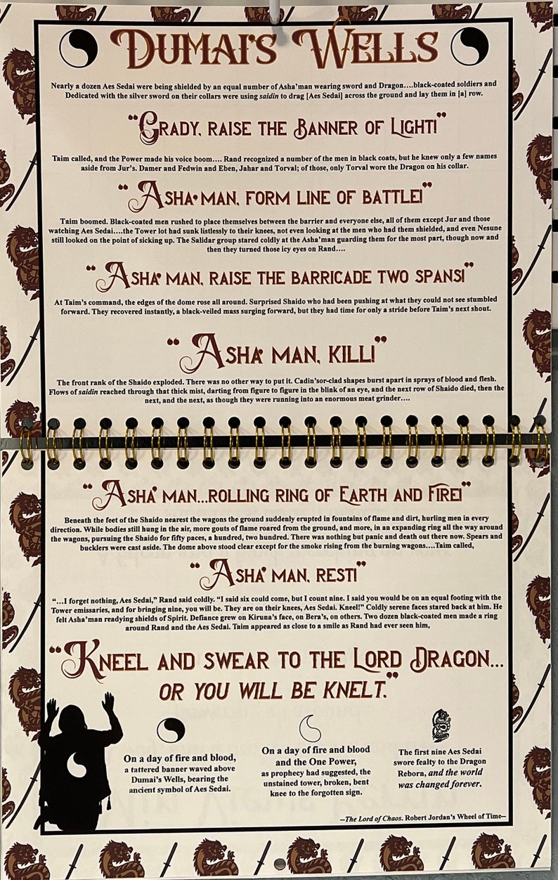 Wheel of Time, Wheel of Time Calendar, Aiel, Mat Cauthon, Band of the