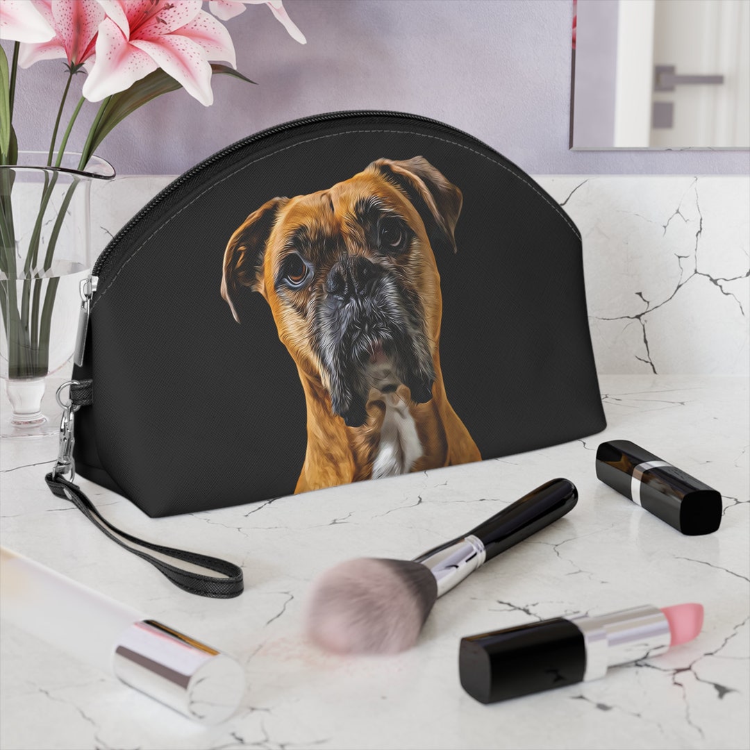 Boxer Dog Art Portrait Makeup Bag - Etsy