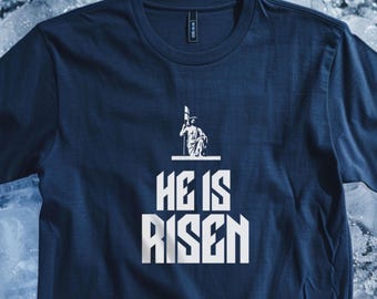 He Is Risen t-shirt, Resurrection shirt, Christian shirt, Catholic shirt, Orthodox shirt, Trad Cat, Traditional catholic t-shirt, TLM shirt