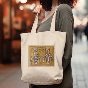 Orthodox Tote Bag, Catholic Tote bag, Orthodox gift, Catholic gift, Icon lover gift, Byzantine art gift, Seraphim Tote, Angel Tote, Icon