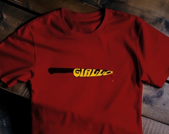 Stylish giallo t-shirt, Italian horror, cult movie shirt, cinephile gift, thriller fan t-shirt, genre movie t-shirt, European cult movies