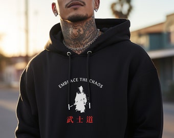 Samurai hoodie, Martial artist gift, warrior hoodie, Japan, Musashi, stoicism, fighting gear, Martial arts hoodie, Jiu-jitsu, grappling