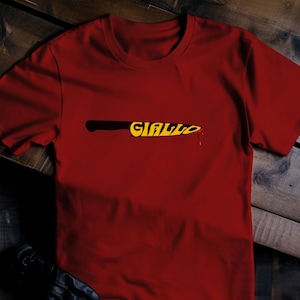 Stylish giallo t-shirt, Italian horror, cult movie shirt, cinephile gift, thriller fan t-shirt, genre movie t-shirt, European cult movies