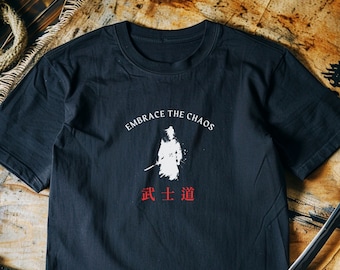 Samurai t-shirt, Bushido t-shirt, warrior shirt, Japan, Ancient Japan, Musashi, stoicism, fighter's gift, Martial arts, Jiu-jitsu, grappling