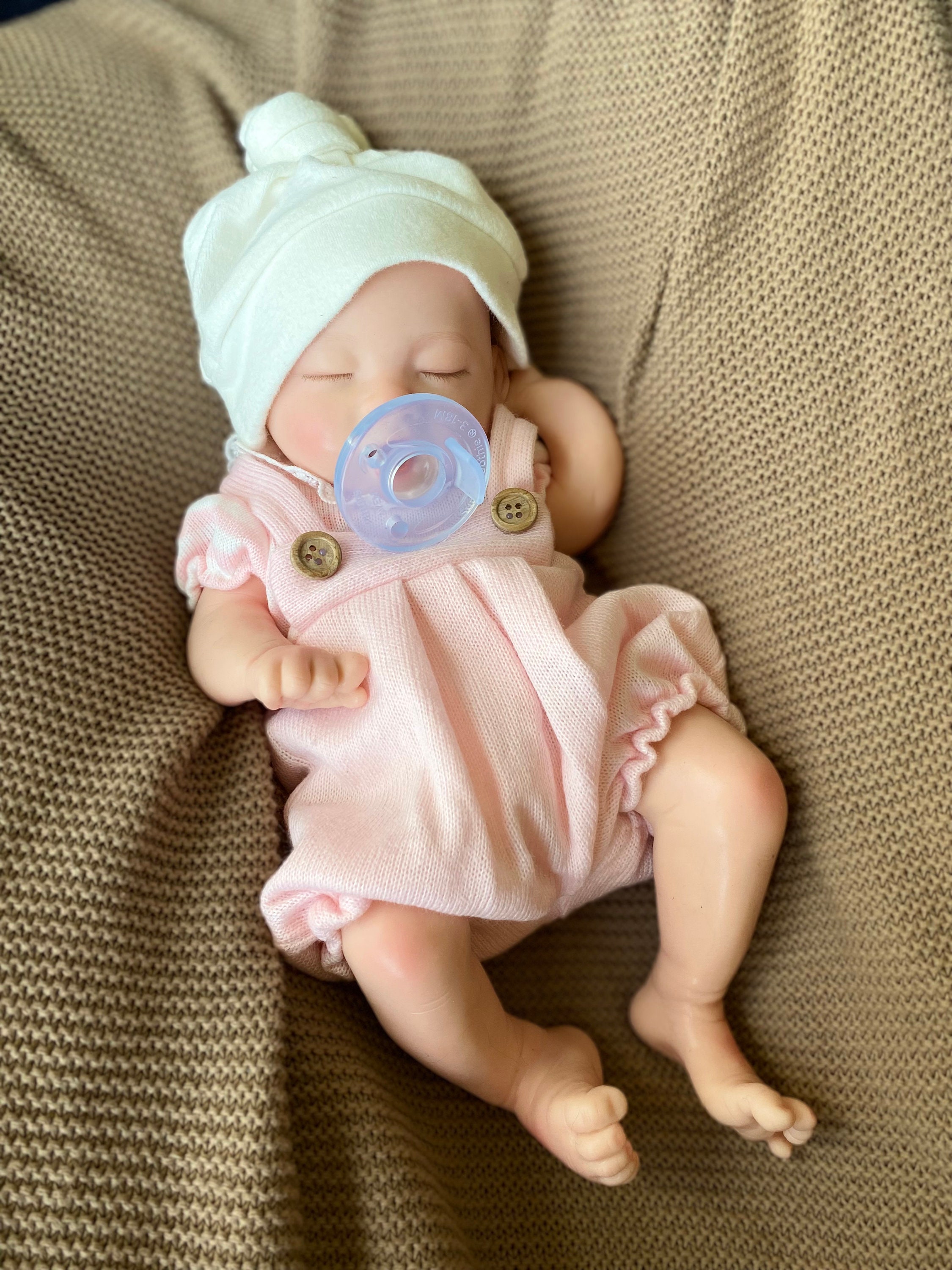 18.5 Olivia Full Body Silicone Asian Reborn Baby Doll Girl