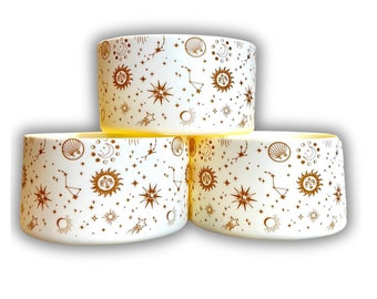 Celestial Tumbler Boot: crèmekleurige en koperen beschermhoes (12-24 oz)