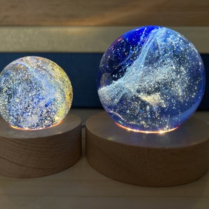 Custom 3D Crystal Ball Sky Night Lamp, Galaxy Crystal Ball Light, Led Space Planet Lamp, Star Night Light, Milky Way Desk Lamp, Home Decor image 9