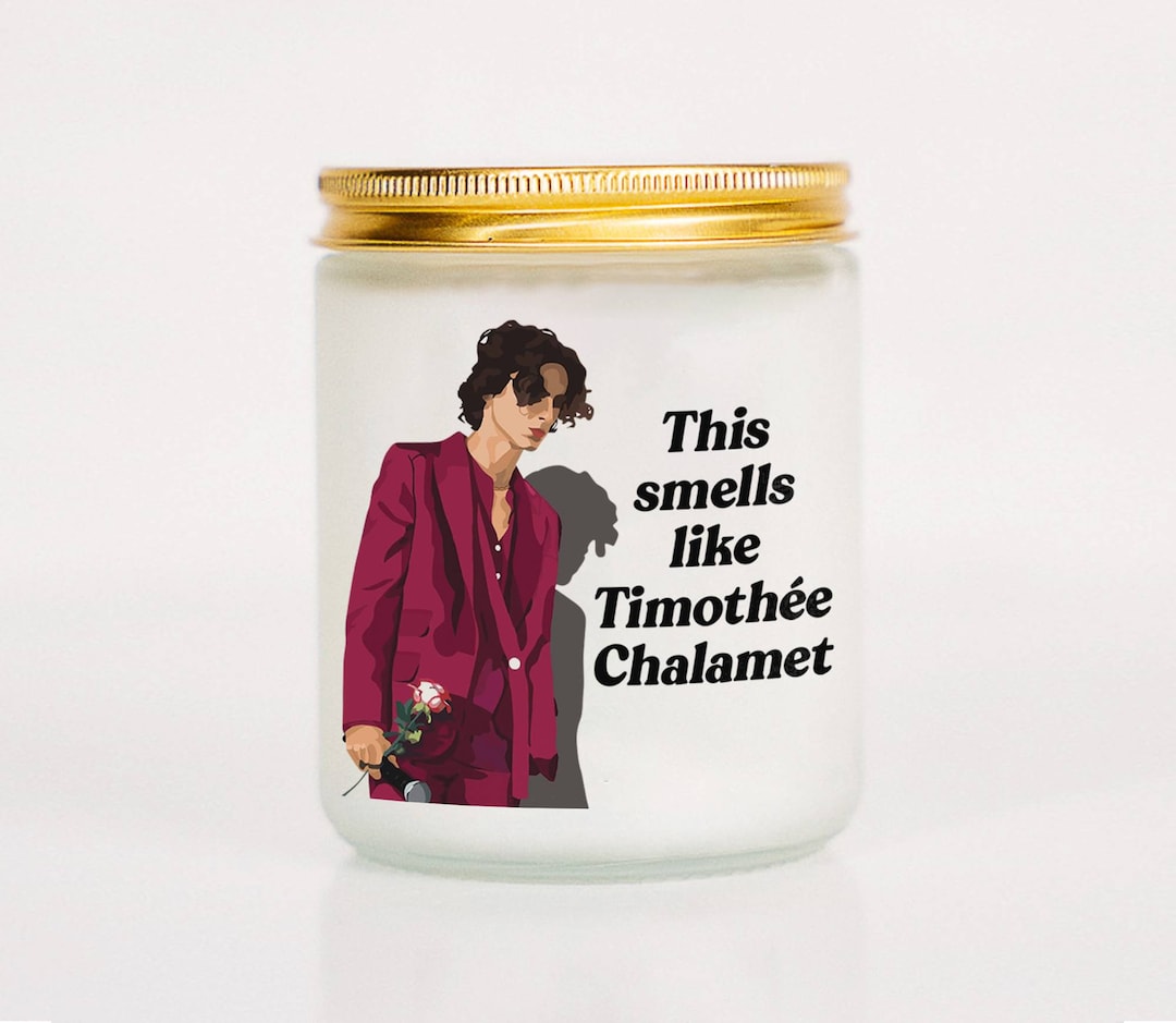 Smells Like Timothee Chalamet Candle, Timothee Chalamet Candle