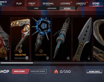 Apex Legends Account for Sale 5 Heirlooms!