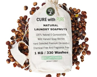 1 Kg/2.2LB Pure Organic Soap Nuts Laundry Detergent Non-toxic Eco-friendly Organic Soap Berries Soap Nuts Deseeded