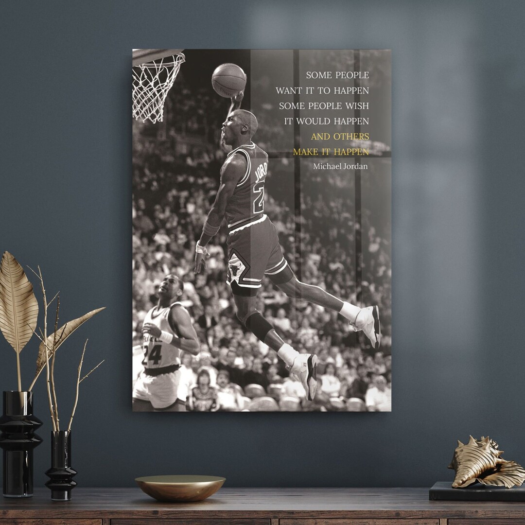 Michael Jordan Wall Art Jordan Poster Sports Wall Art Nba Etsy