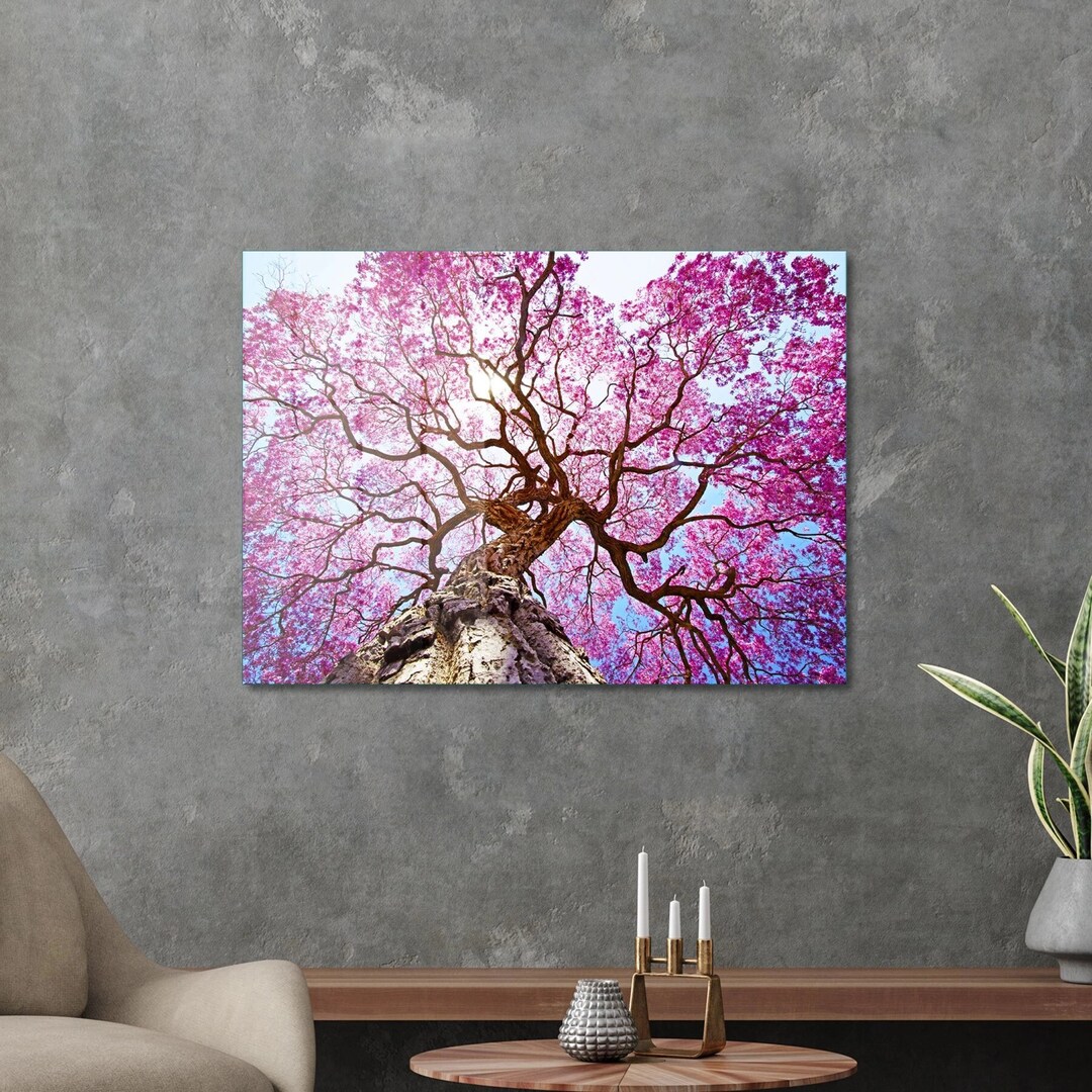 Tempered Glass Wall Art, Stained Wall Art, Life of Tree Wall Decor