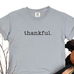 Thanksgiving Shirt, Fall Shirt, Grateful t-shirt, Thanksgiving Family Shirt,  Thankful t-shirt