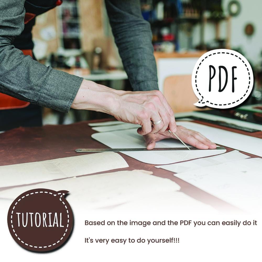 PDF Cigarette Box Cover Template DIY Leather Cigarette Case,handmade ...