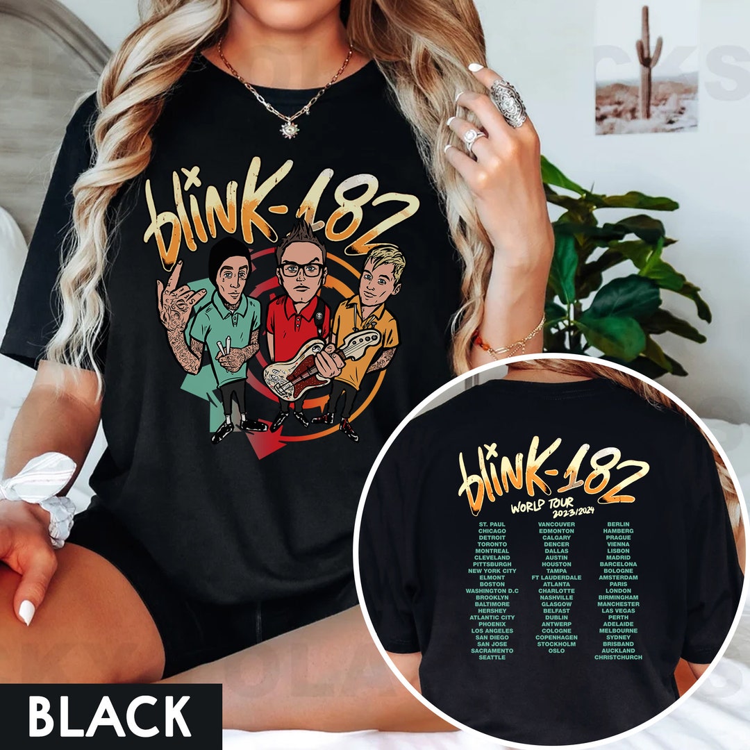 blink 182 tie dye shirt