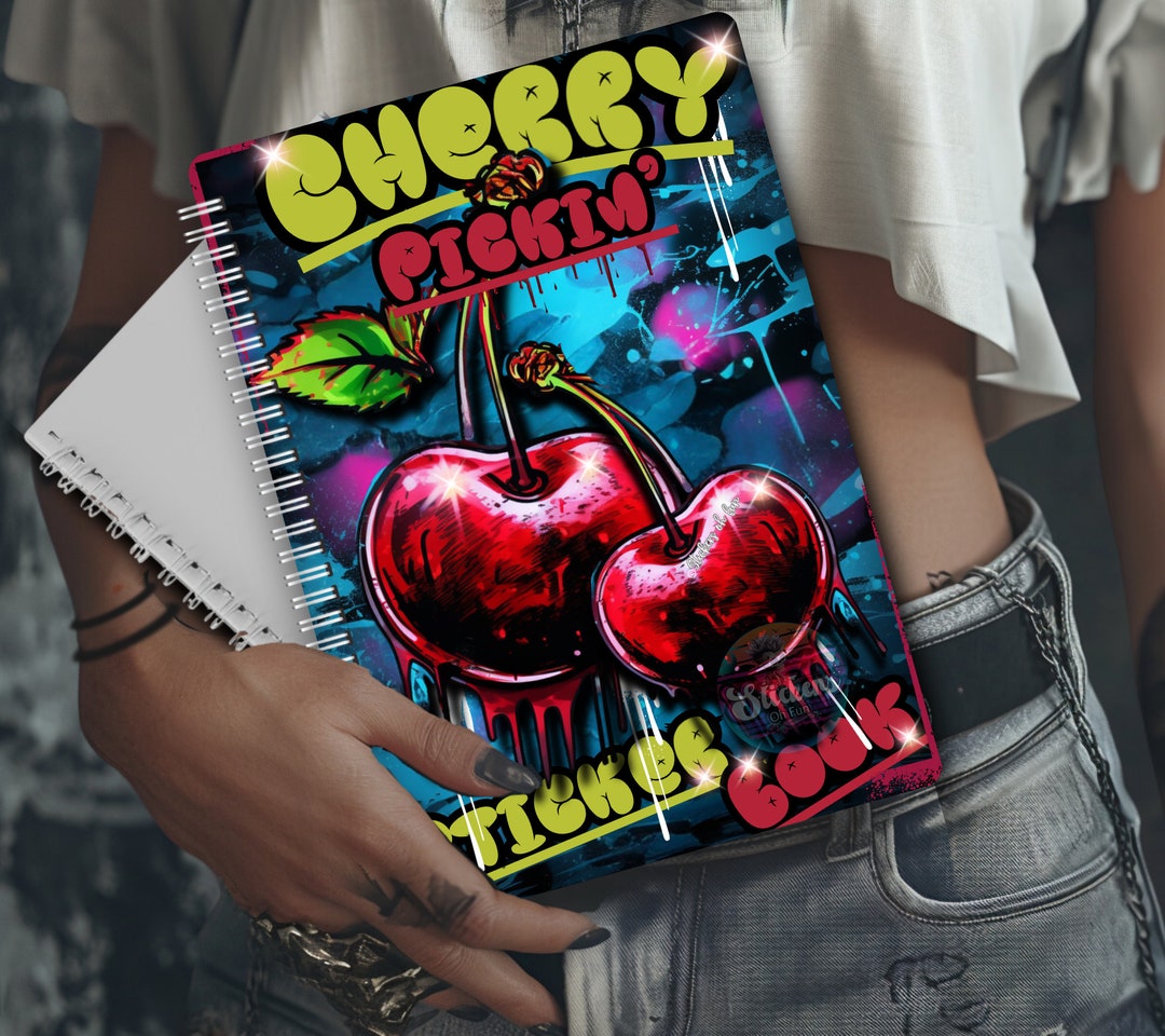 Cherry Pickin Reusable Sticker Book, Perfect Gift to Personalize, Kids ...