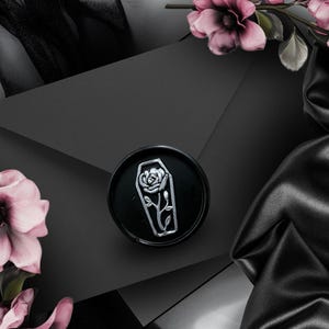 Gothic Soja Wachs Siegel Aufkleber – Gothic Soja Wachs Siegel, handgegossen für Briefumschläge, Geschenke & Schreibwaren
