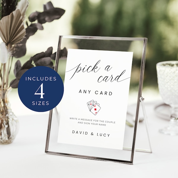 Wedding Guest Playing Deck Etsy