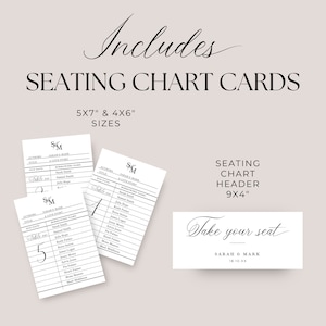 Library Card Table Numbers, INSTANT DOWNLOAD, Seating Chart 4x6 5x7 ...
