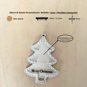 Personalized Wooden Christmas Tree