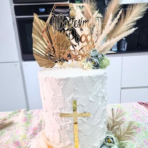 Cake Topper in PLEXIGLASS, Personalizzabile