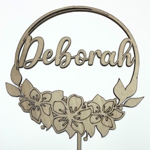 Cake Topper in legno PERSONALIZZABILI, IN LEGNO