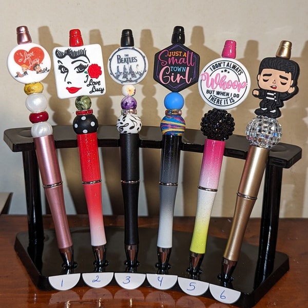 Music/TV Themed Beaded Pens