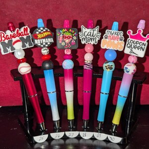 Mom Theme Beaded Pens