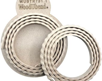 WoodUbend Heat Bendable Trim Pack Of 2 100 x 1cm 39.37" x 0.39" - You Choose Design