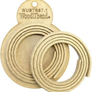 WoodUbend Heat Bendable Trim Pack Of 2 Length 100cm 39.37&quot; Width Vary - You Choose Design