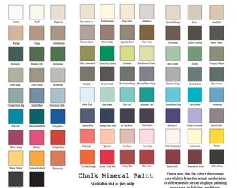 Dixie Belle Chalk Mineral Paint Last 12 Colors - You Choose Color & Size