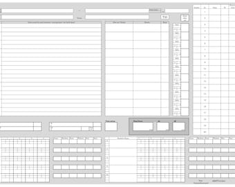 PRINTABLE T20 Cricket Scorecard ORIGINAL FORMAT