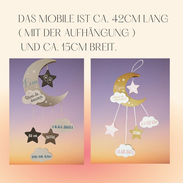 Mobile für Kinder, Mobile für Baby, Mobile aus Holz