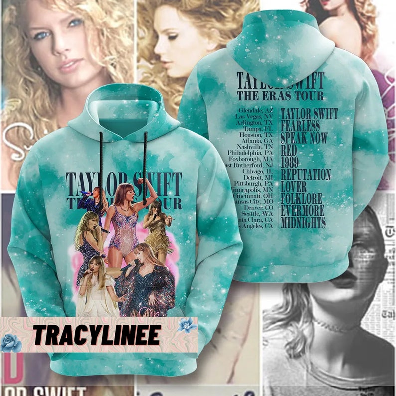 Taylor Swift Hoodie the Eras Tour Hoodie Taylor Swift the Etsy