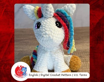 Fleur the Unicorn - PDF CROCHET PATTERN
