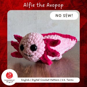 CROCHET PATTERN - Alfie the Axopop - PDF Pattern
