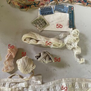 Vintage lace, trim and scraps