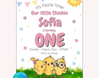 Canticos Digital Invitation | Kids Birthday Party Invite | Instant Download