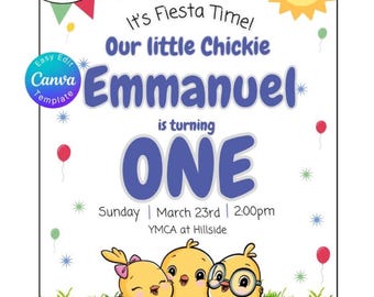 Canticos Digital Invitation | Kids Birthday Party Invite | Instant Download