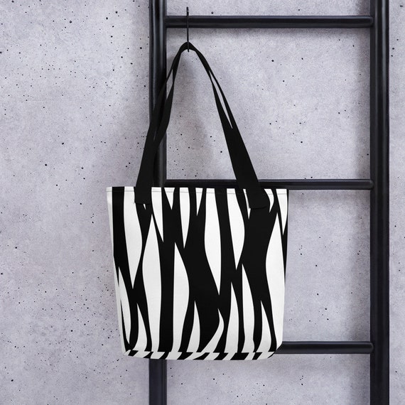 Zebra pattern Tote bag,  summer gift for her/women, bag for every day use, universal bag, shoulder bag, beach bag