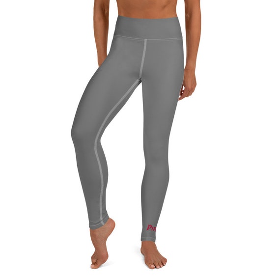 Light grey Yoga Leggings, These leggings are designed for comfort, elasticity and softness. Can be worn as stand-alone garments