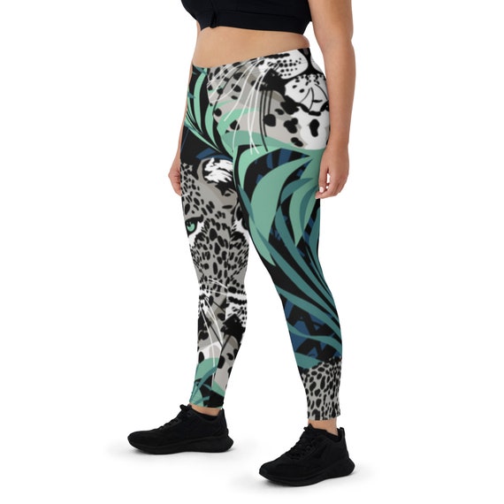 leopard printed leggings, These leggings are designed for comfort, elasticity and softness. Can be worn as stand-alone garments