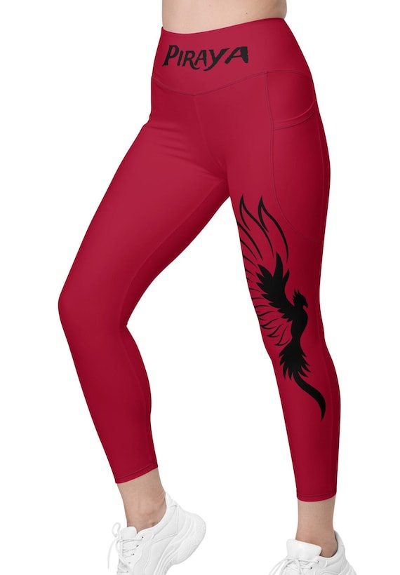 Phoenix Crossover leggings with pockets, The leggings are designed for comfort, elasticity and softness. Can be worn as stand-alone garments