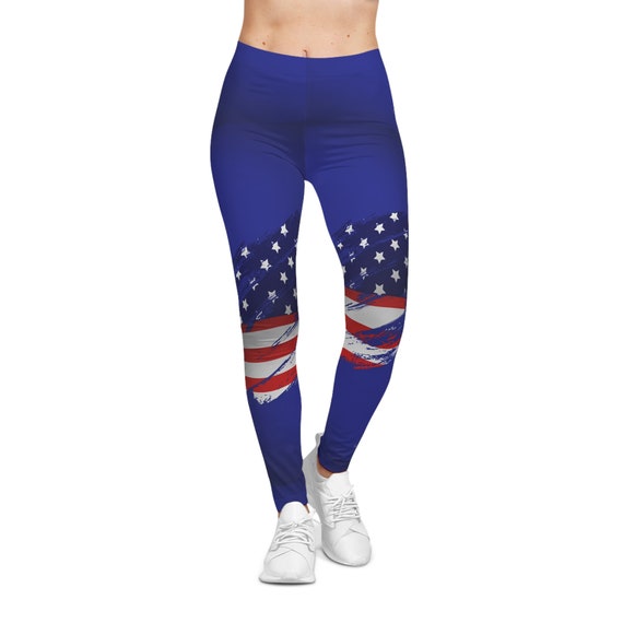 American flag Leggings. These leggings are designed for comfort, elasticity and softness. Can be worn as stand-alone garments