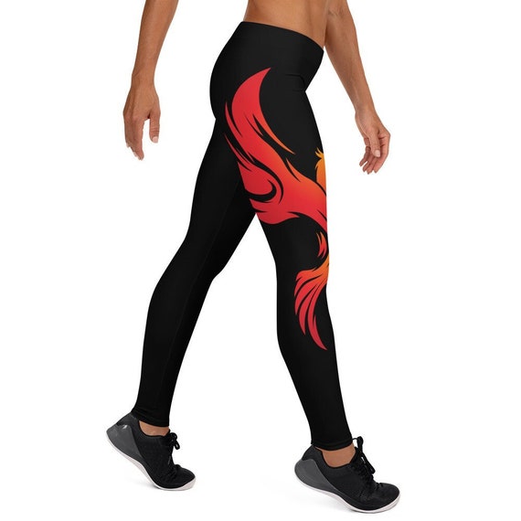 Phoenix Leggings with  pockets, These leggings are designed for comfort, elasticity and softness. Can be worn as stand-alone garments