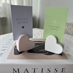 Fotohalter Kartenhalter Herz Valentinstag