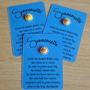 Karte,  Sonnenseite, Glück, 5er /10er Set  Geburtstag Danke Silvester Ostern Weihnachten Glücksbringer, Give away, Mitbringsel